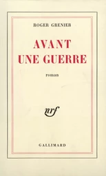 Avant une guerre