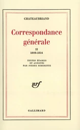 Correspondance générale