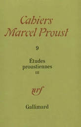 Études proustiennes