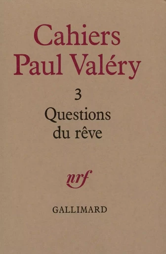 Questions du rêve -  Collectifs - GALLIMARD