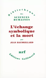 L'échange symbolique et la mort