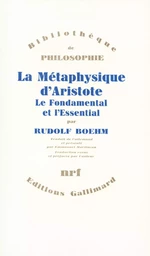 La Métaphysique d'Aristote