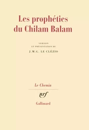 Les Prophéties du Chilam Balam