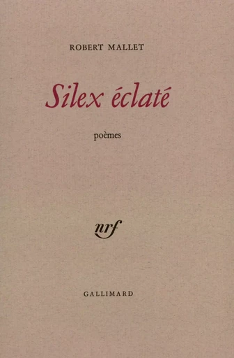 Silex éclaté - Robert Mallet - GALLIMARD