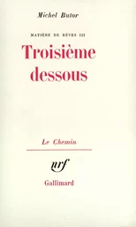 Troisième dessous