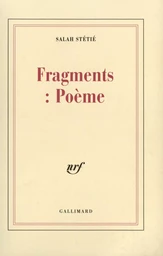 Fragments : Poème