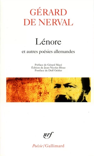 Lénore et autres poésies allemandes - Gérard deNerval - GALLIMARD