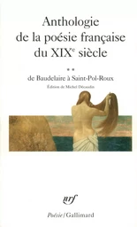 Anthologie de la poésie française du XIXᵉ siècle