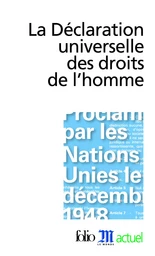 La Déclaration universelle des droits de l'homme