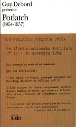 Guy Debord présente Potlatch