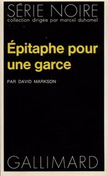 Épitaphe pour une garce