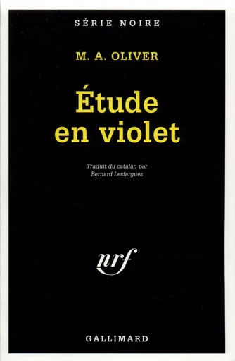 Étude en violet - Maria Antónia Oliver - GALLIMARD