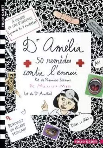 Dr Amélia, 50 remèdes contre l'ennui - Marissa Moss - GALLIMARD JEUNE