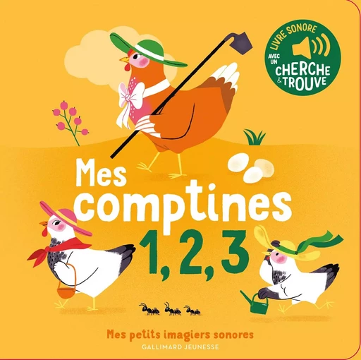 Mes comptines 1, 2, 3 - Elsa Fouquier - GALLIMARD JEUNE