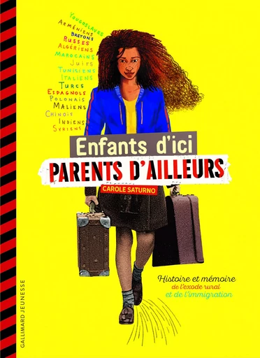 Enfants d'ici, parents d'ailleurs - Carole Saturno - GALLIMARD JEUNE