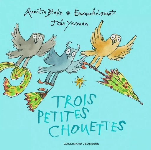 Trois petites chouettes - Emanuele Luzzati - GALLIMARD JEUNE