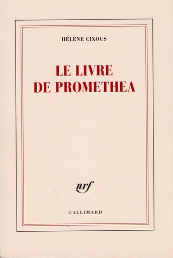 Le livre de Promethea - Hélène Cixous - GALLIMARD