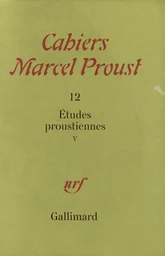 Études proustiennes