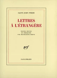 Lettres à l'Étrangère