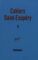 Cahiers Saint-Exupéry