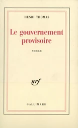 Le gouvernement provisoire