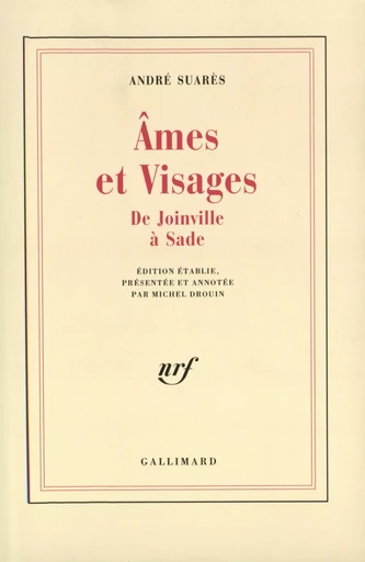 Âmes et Visages - André Suarès - GALLIMARD