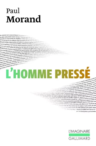 L'homme pressé - Paul Morand - GALLIMARD