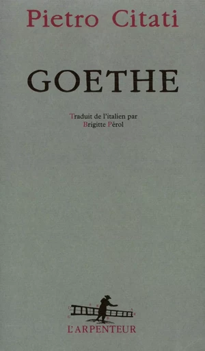 Goethe - Pietro Citati - GALLIMARD