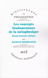 Les concepts fondamentaux de la métaphysique