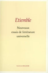 Nouveaux essais de littérature universelle