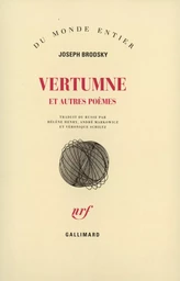 Vertumne et autres poèmes