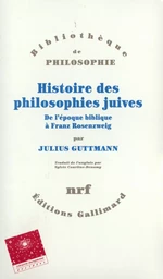 Histoire des philosophies juives