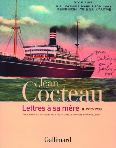 Lettres à sa mère - Jean Cocteau - GALLIMARD