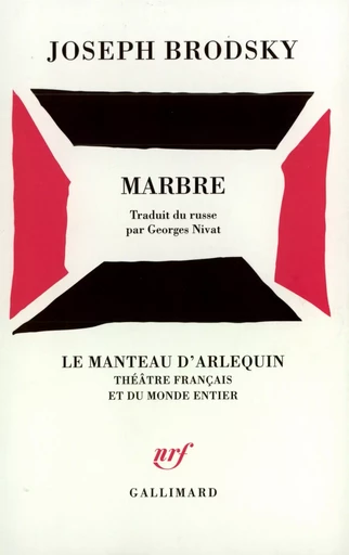 Marbre - Joseph Brodsky - GALLIMARD