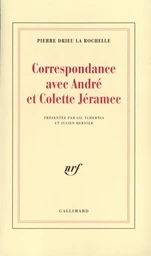 Correspondance avec André et Colette Jéramec