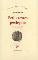 Petits textes poétiques