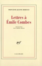 Lettres à Émile Combes