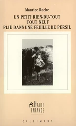 Un petit rien-du-tout tout neuf plié dans une feuille de persil