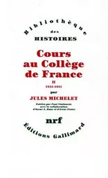 Cours au Collège de France (1838-1851)