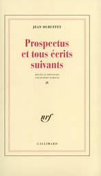 Prospectus et tous écrits suivants