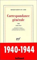 Correspondance générale