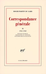 Correspondance générale