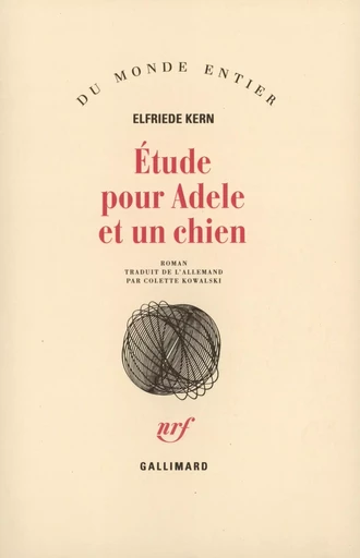 Étude pour Adele et un chien - Elfriede Kern - GALLIMARD