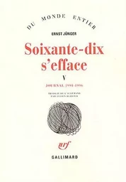 Soixante-dix s'efface