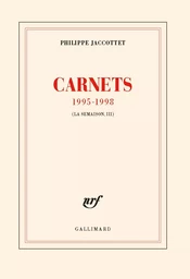 Carnets 1995-1998