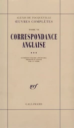 Correspondance anglaise