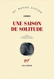 Une saison de solitude