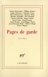 Pages de garde