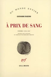 À prix de sang