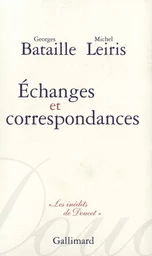 Échanges et correspondances